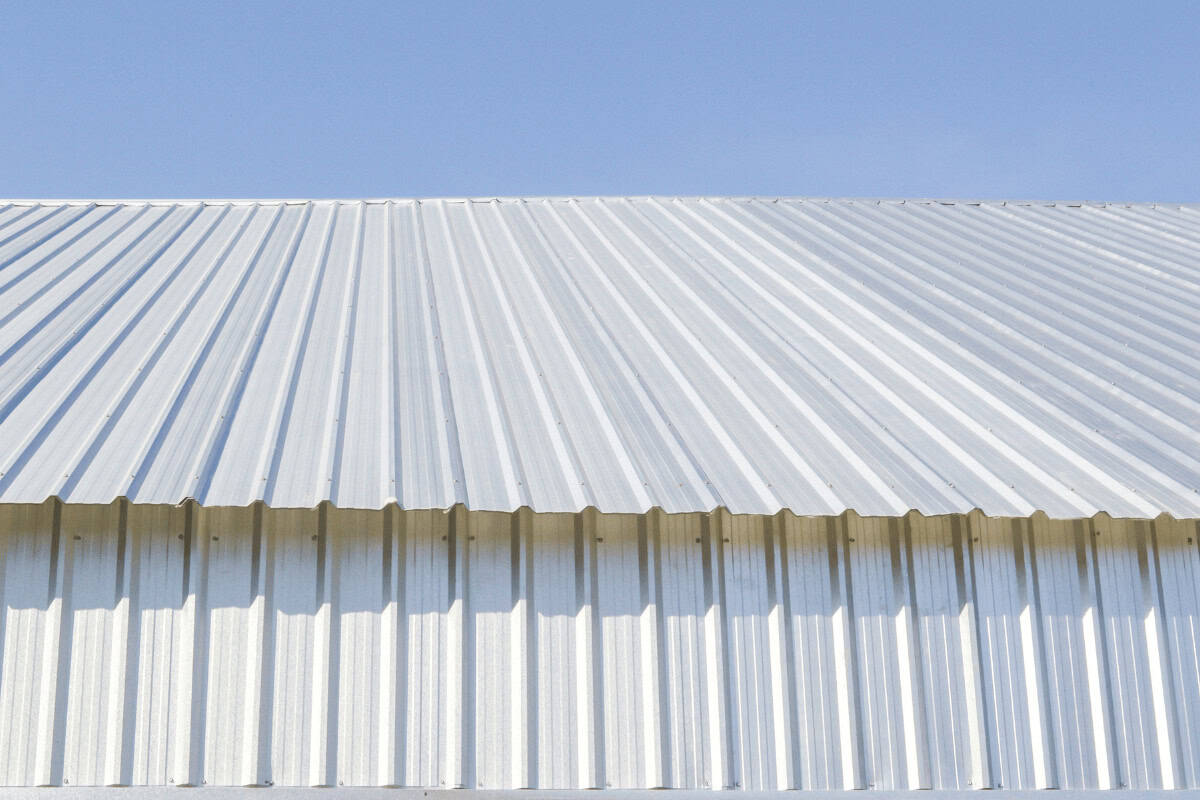 Cornerstone Metals roofing panels shown on a roof, displaying strong weather protection and reliable quality.